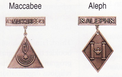 Maccabee and Aleph medals