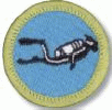 Scuba Diving Merit Badge Patch